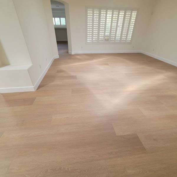 12x72 wood-look tile across a living room